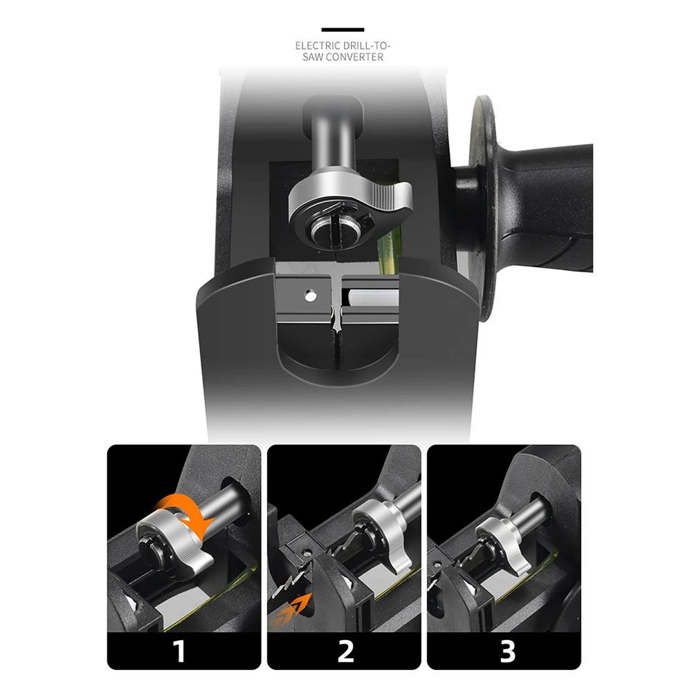 Handhold Reciprocating Saw Adapter with Saw Electric Saws Drill To Jig Saw  Wood Metal Cutting Tool
