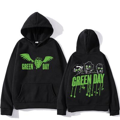 Sudaderas Hooded Green Day Saviors Band Harajuku Comfortable Sweatshirt Long Sleeve Gothic Clothes Moletom