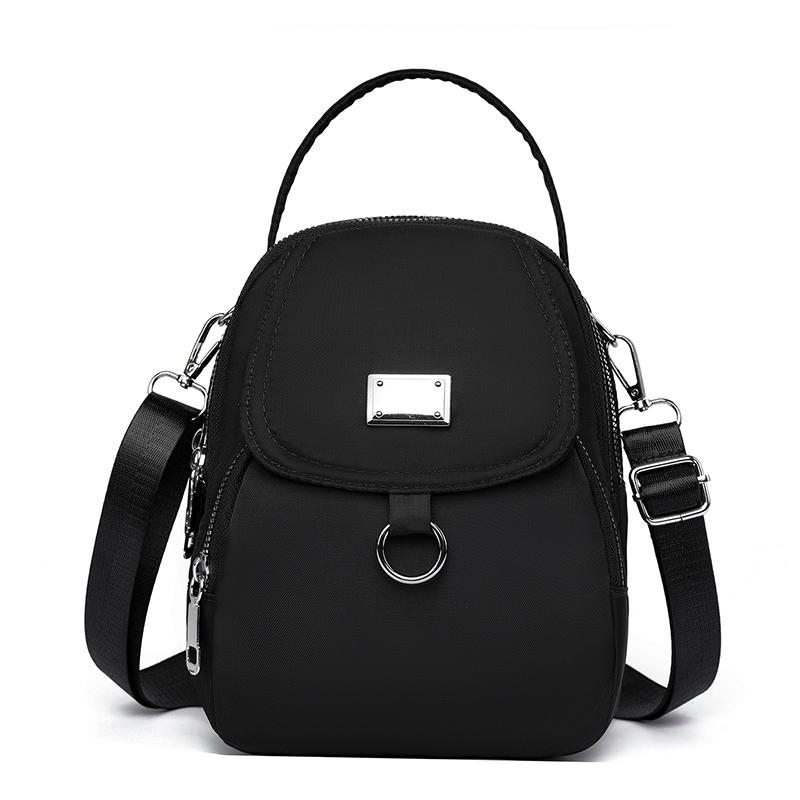 

New Fashi Casual Oxford Crossbody Bags for Women Shoulder Messenger Bag Lightweight Travel Small Sling Bag Durable Daily Use чёрный