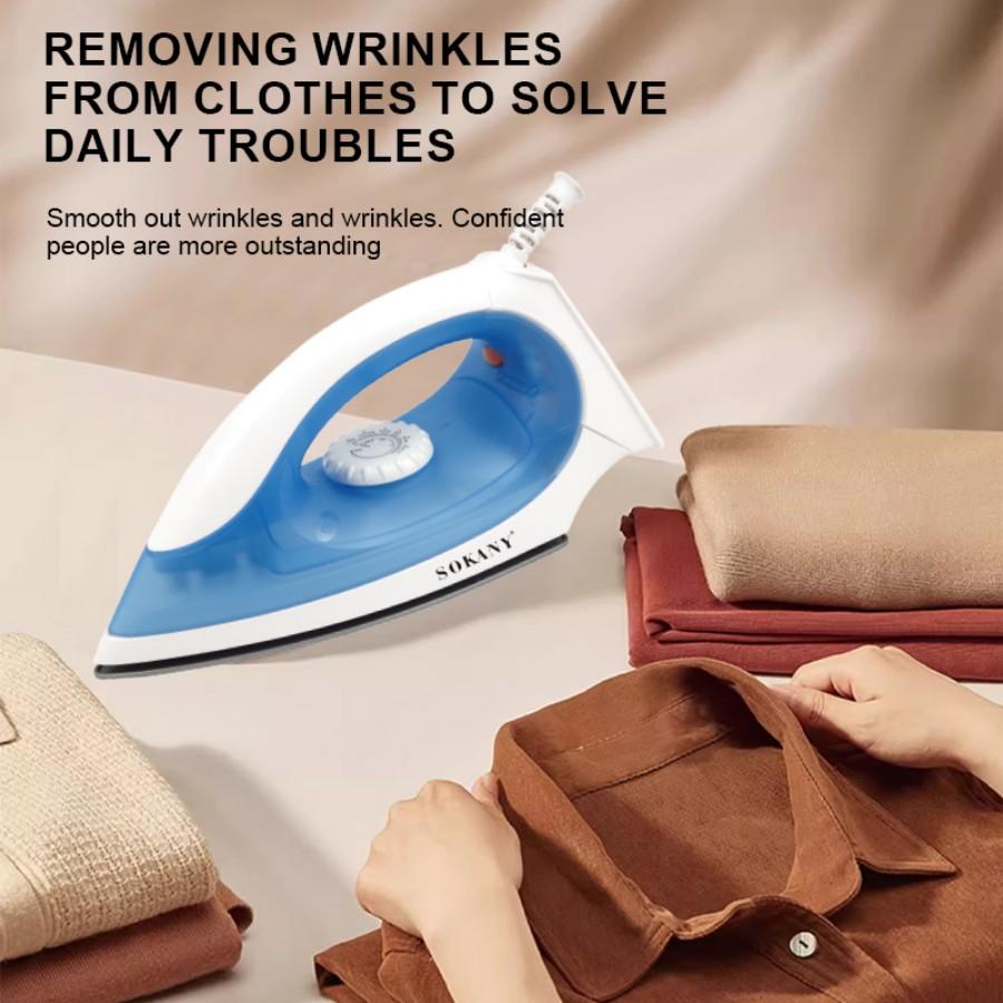 SOKANY898A Electric Iron  Portable Handheld Steam Iron for Dorm/Travel, Perfect for Students, Suitable for All Types of Clothing