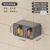 Seasoning Box Wall-mounted Kitchen Salt Monosodium Glutamate Seasoning Seasoning Storage Box Household High-end Wall-mounted Seasoning Can Set