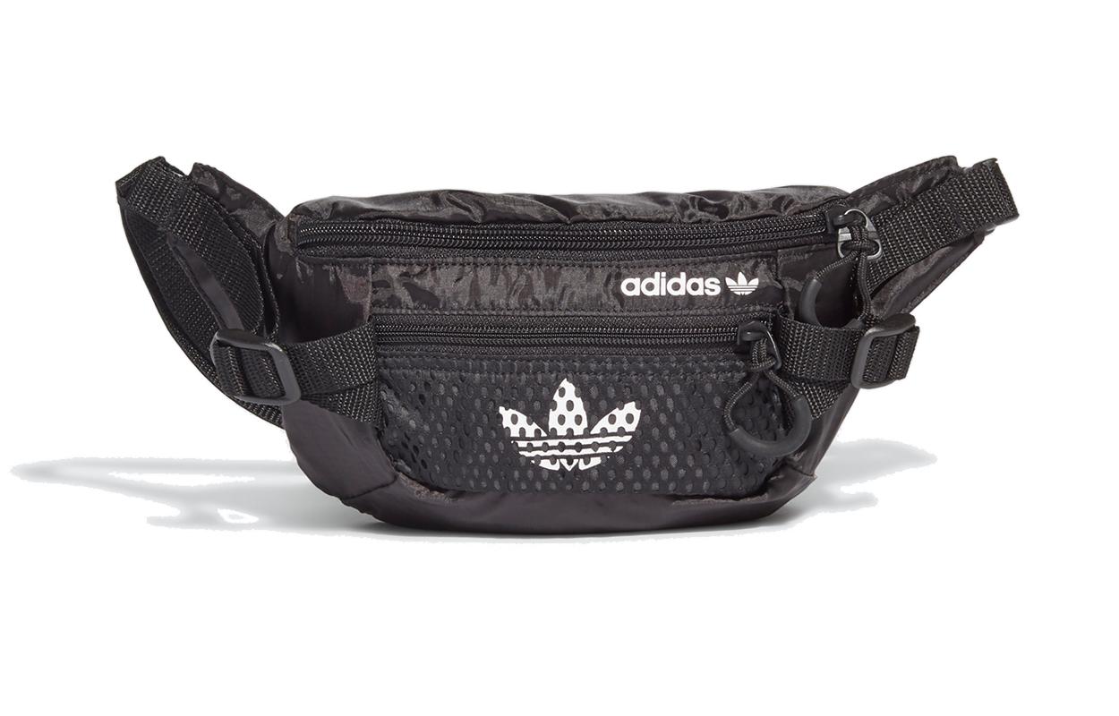 Adidas Originals Polyester Crossbody Bag, Sling Bag, Fanny Pack Regular Unisex Black GN2233