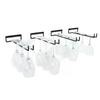 Wall Mount Wine Glass Holder Under Cabinet Wine Glass Holder Hanger Organizer Convenience Hanging Stemware Holder For Kitchen