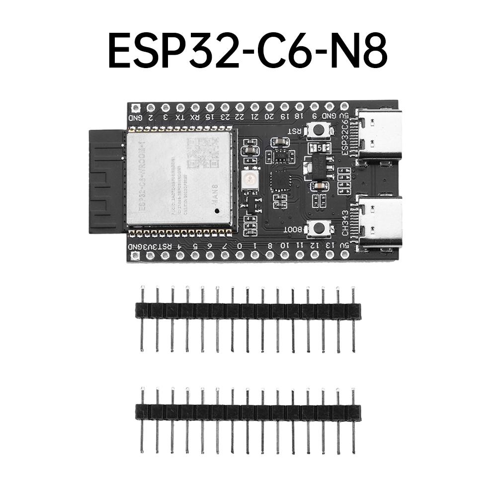 ESP32 C6 Development Board WiFi Bluetooth Module for Arduino Internet of Things ESP32-C6-WROOM-1 TYPE-C 4MB 8MB 16MB Flash