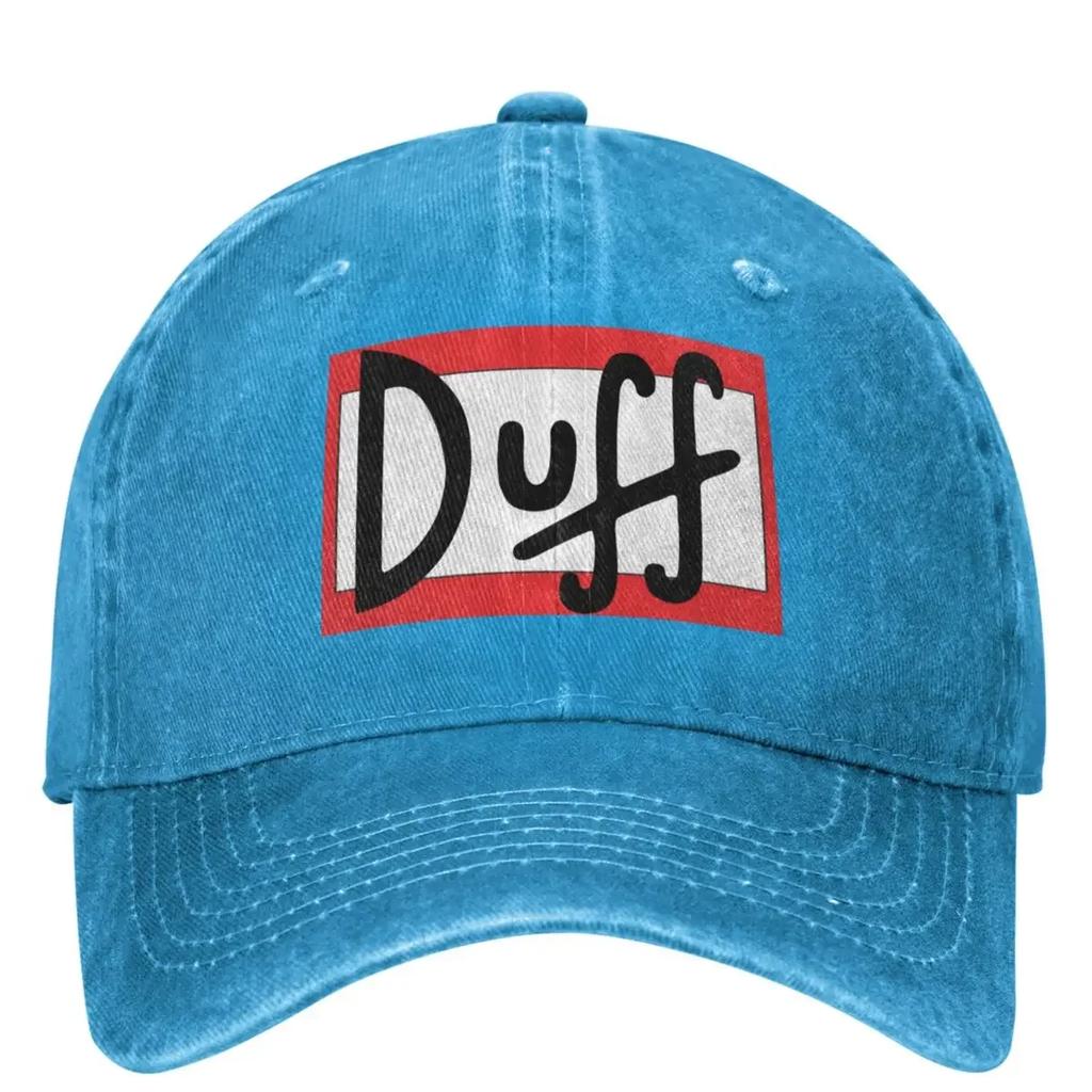 DUFF The Ssimpsons Cartoon Washed Baseball Cap Street Style Hip Hop Hats Spring Unisex Women Outdoor Sun Sunshade Baseball Caps