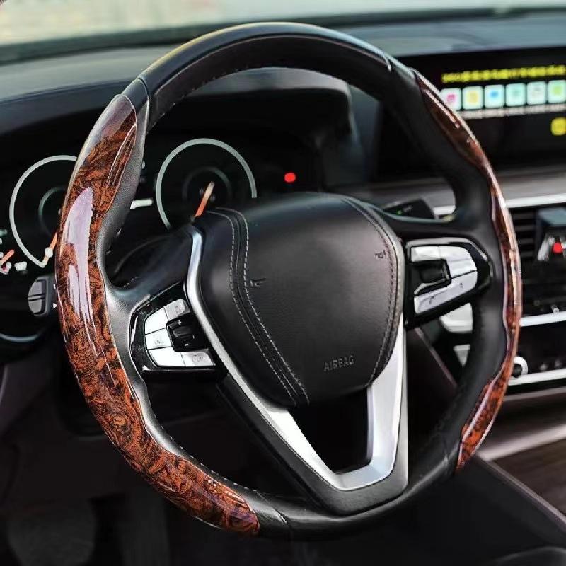 Non-slip Steering Wheel Cover Car Universal Interior Accessories Fashion Protective Cover