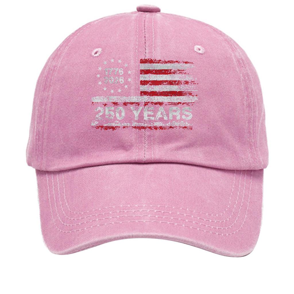 American Anniversary Commemorative Hat Printed Baseball Hat