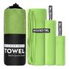 3PC Fast Dry Sport Towel Multifunctional Travel Swimming Yoga Ultra Soft Lightweight Super Absorbent Microfiber Material for Gym
