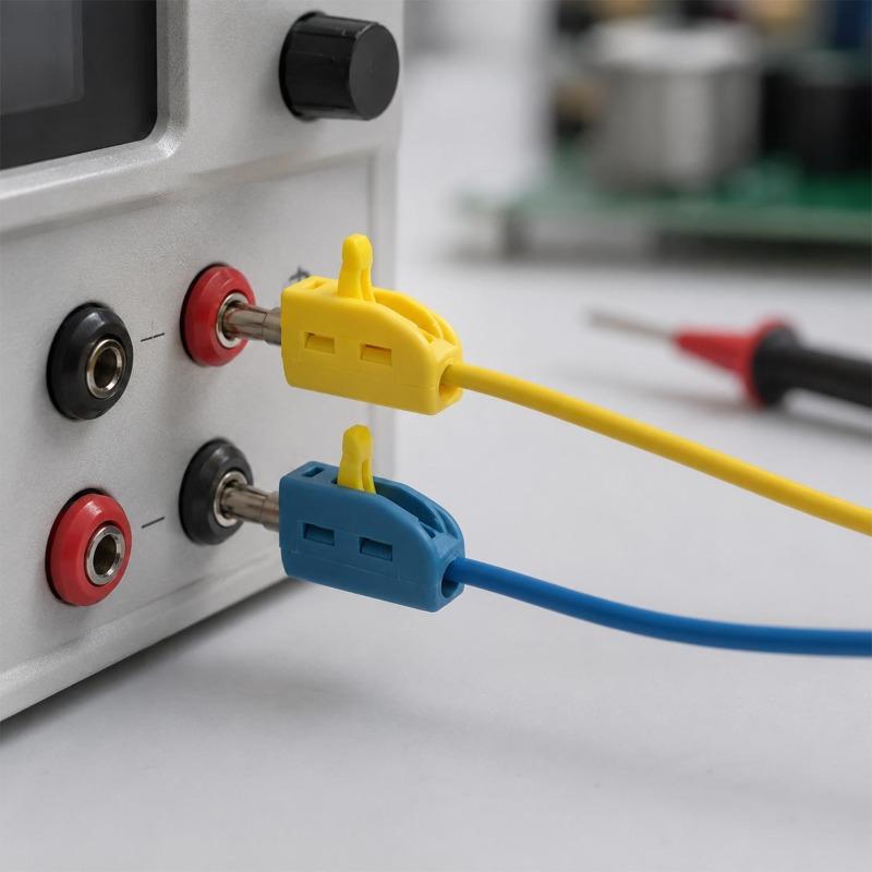 4mm No Solder Wire Connector High Current 32A Banana Plug Electrical Test Block Power Testing Instrument Plug Musical Speaker