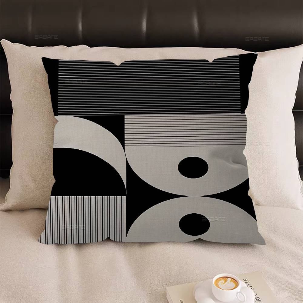 

Minimalist Abstract Line Cushion Cover Pillowcase Upholstery Sofa Throw Pillow Home Decor Pillowcas 12x12Inch