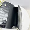 A Square Bag Crocodile Pattern Bag Cover Type Spring and Summer New Women's Single Shoulder Oblique Span Change Bag