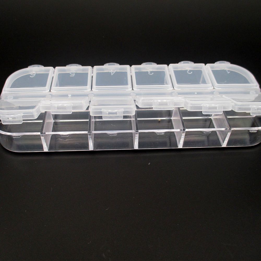 Charms Rhinestones Earring Jewelry Organizer Empty Case Nail Art Rhinestone Storage Box Storage Box