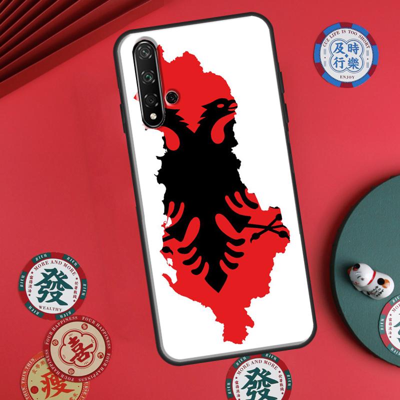 

Albania Flag For Huawei P60 Pro P30 P40 Lite Nova Y61 Y91 Y90 Y70 Y60 Y72 12s 12i 11i 7i 8i 9 10 SE Case Huawei Nova 12i