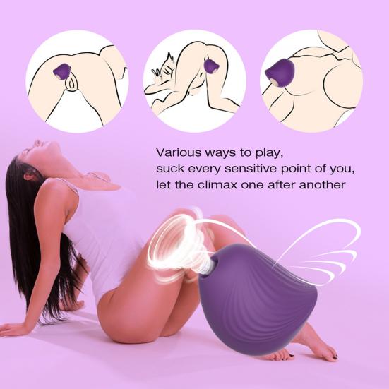 Sucking Vibration Massager Life Waterproof Smooth Silicone Clit Stimulator Masturbation Sucker for Vagina