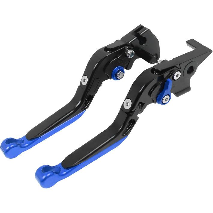 

CHIFUN Brake Lever and Clutch Lever Set Replacement for Yamaha YZF R6 1999-2004 R1 2002-2003 Aluminum Motorcycle Handlebar Lever Foldable Length синий