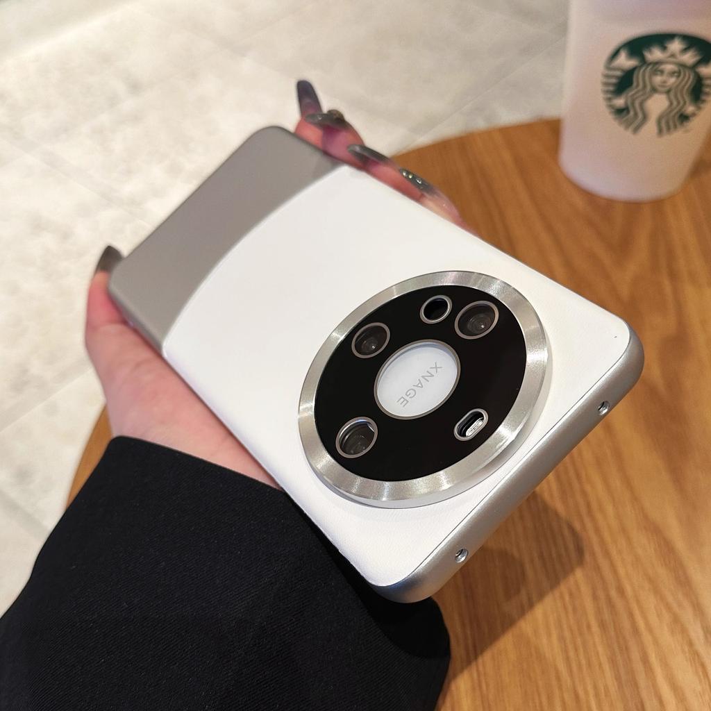 With Lens Film Leather Suitable for Huawei Mate60pro Mobile Phone Case New Mate50 Protective Case 70pro Business