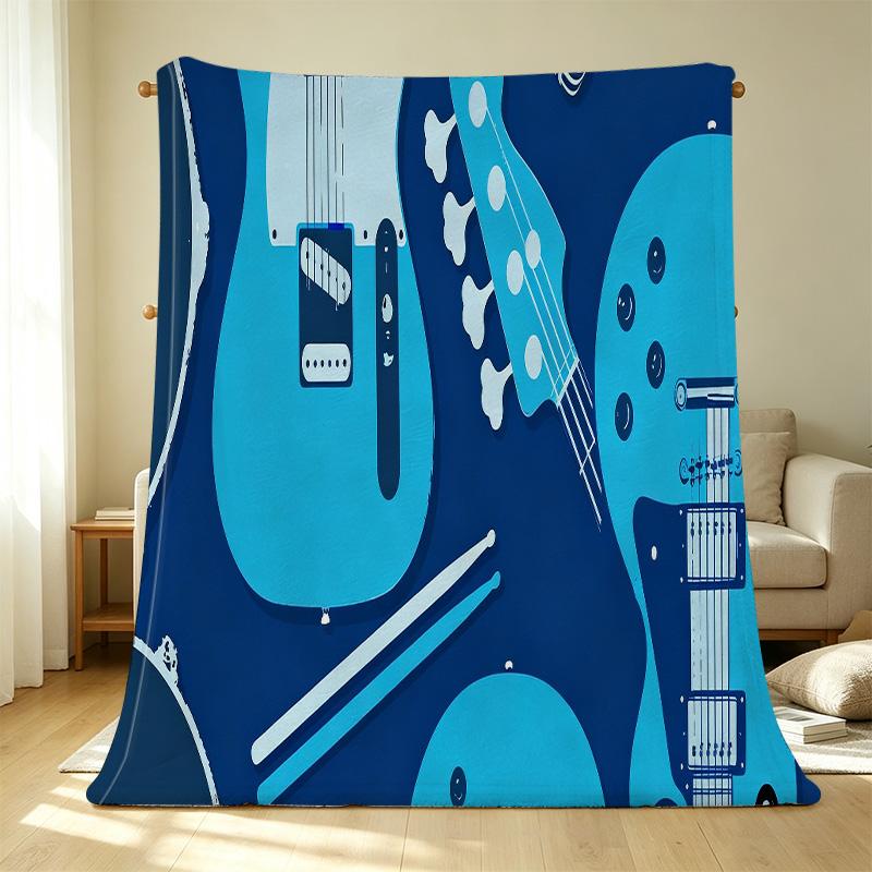 Soft Plush Flannel Throw Blanket - Machine Washable, Warm Cozy for Home, Office Naps, Christmas & Halloween