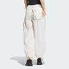 Adidas Future Style Woven Pants Solid Color Cargo Pocket Loose Woven Sports Pants Women Pants Pink White JD9901