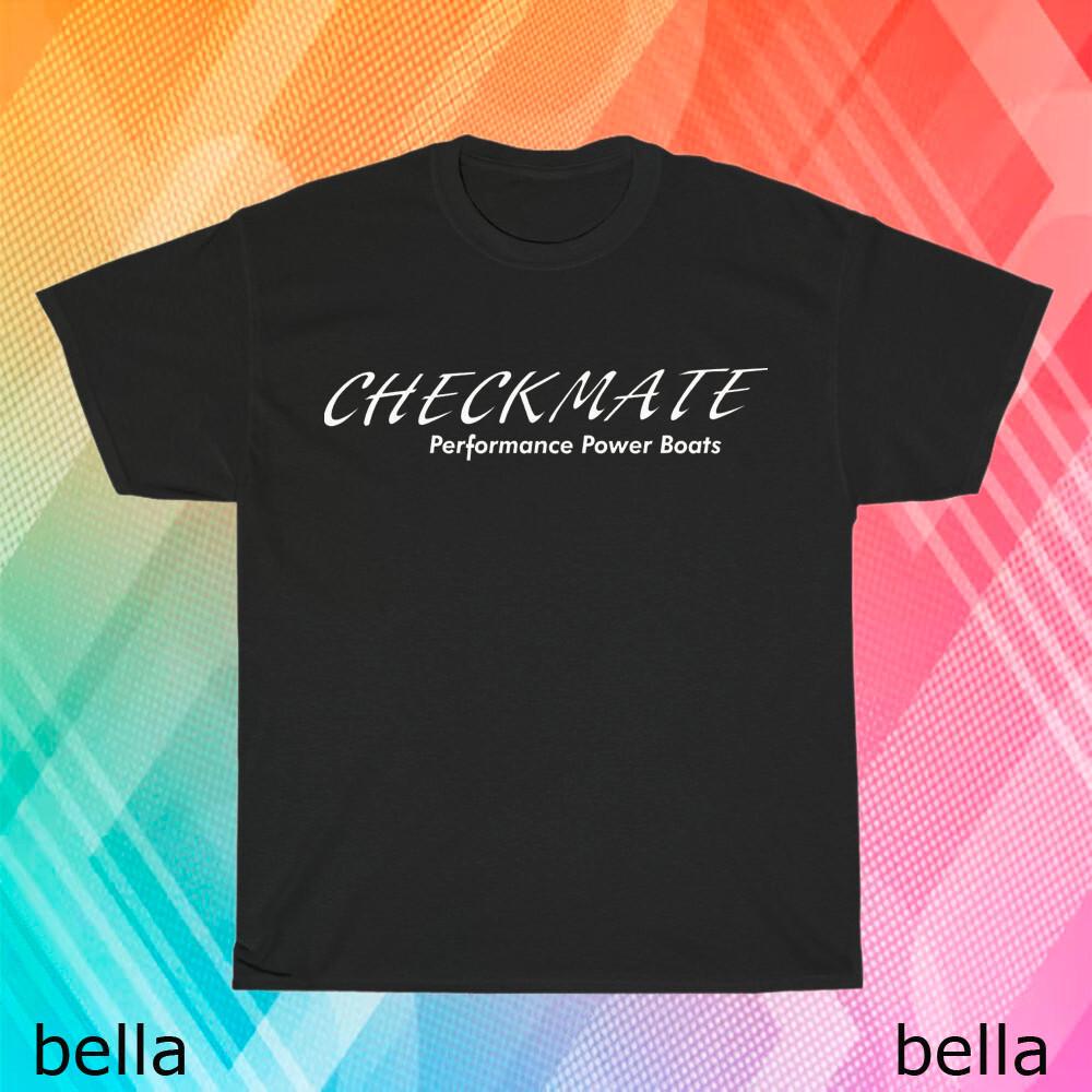 New Checkmate Power Boats LOGO T-Shirt Funny Size S to 5XL S