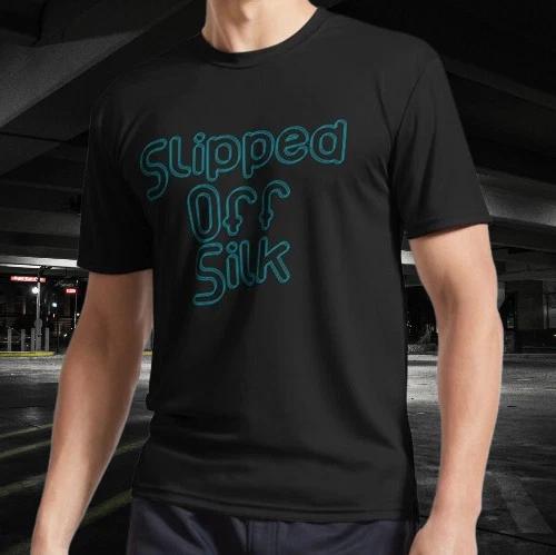 Slipped off Silk Logo T-Shirt Funny Size Mode American T-shirt 3XL