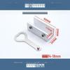 Punch-Free Child Safety Window Lock for Sliding Windows and Doors