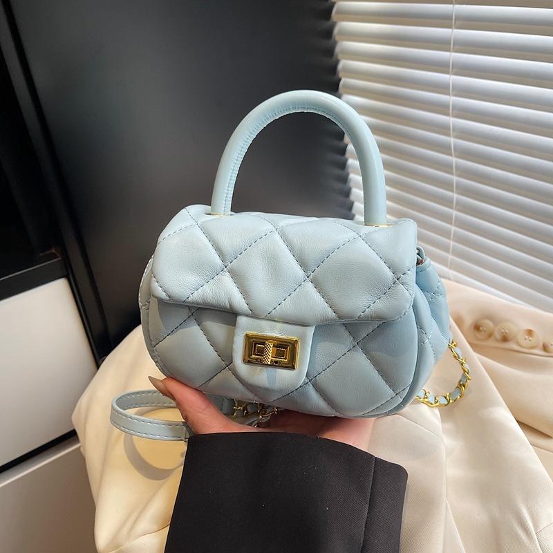 2025 Summer New Women's Bag Simple Trend Crossbody Bag Small Fragrance Style Versatile Small Bag Women's Mini Shoulder Bag