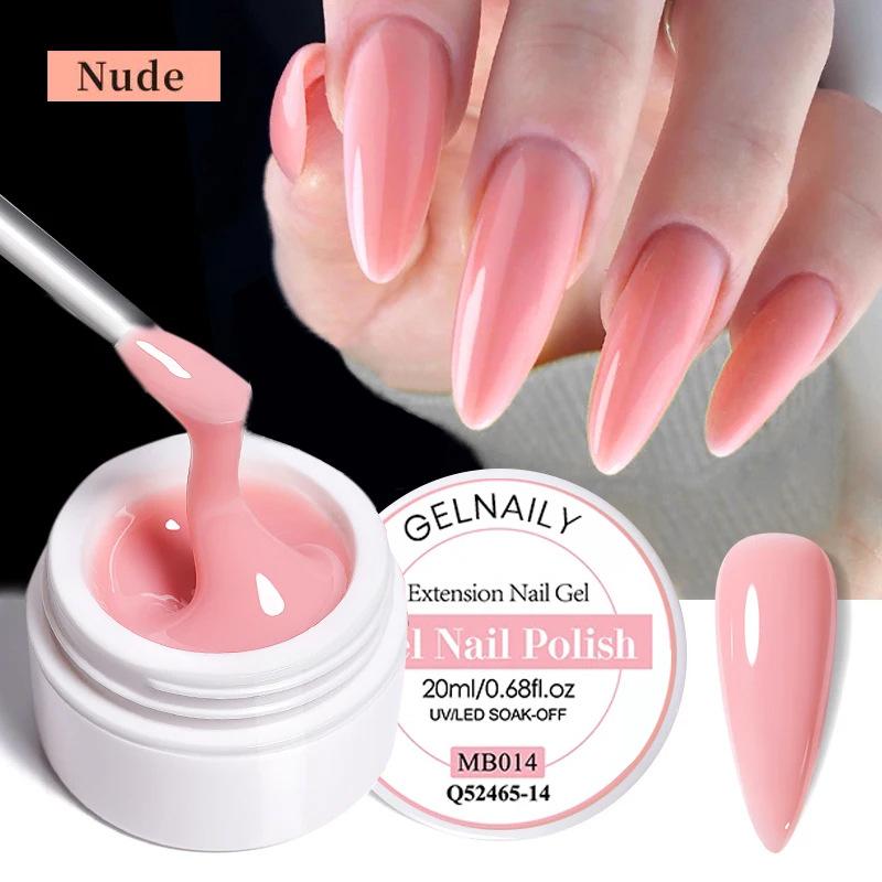 Nagelverlängerungsgel Builder Gel Schnellhärtendes Schmerzloses Nagelgel für Verlängerung Klares Acrylgel 30ml
