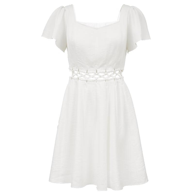 

ONLY Women s French Style Short Sleeve Dress S