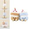 Adorable Ins Style Plush Candle Cake Keychain Doll Decor Soft Toy Accessory