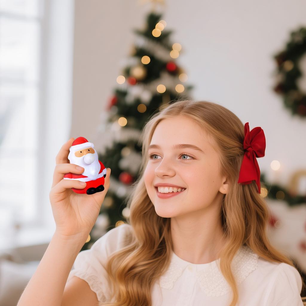 Holiday Decompression And Pinch Music,  And Blow Bubble Toys, Suitable For Gifts, Suitable For Boys And Girls Holiday Gifts