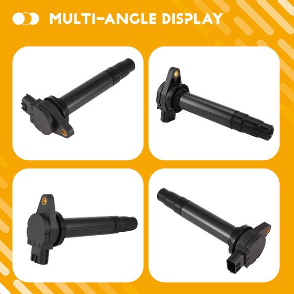 Nissan Engine Ignition Coil: Black Plastic & Metal High Voltage Pack