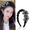 New Elegant Diamond Hair Clip Rhinestone Sparkling Flower Headband Handmade Three-dimensional Grip Clip Lady Hair Accessories
