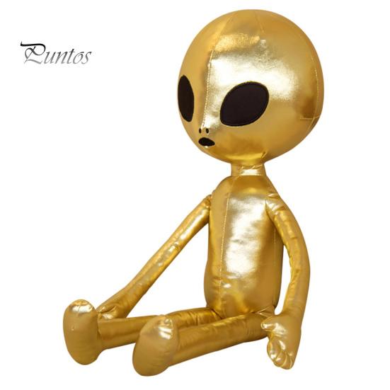 

Детская подушка с изображением инопланетянина, милая плюшевая кукла, кукла с изображением инопланетянина, игрушка, забавная подушка из искусственной кожи L золотистый