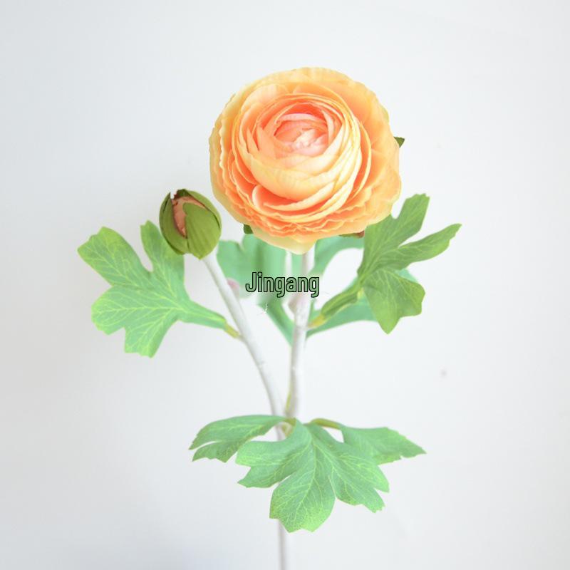 Artificial Peony & Lotus Silk Flower, Double-Headed Ranunculus for Wedding Aisle or Home Decor