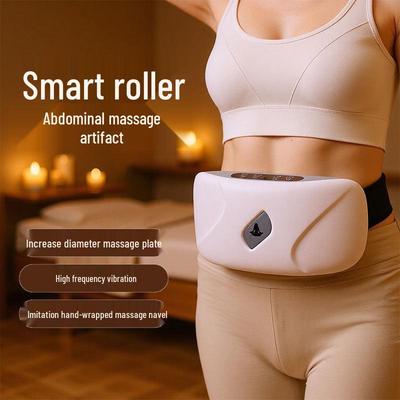 Waist Slimming Massager & Lumbar Support: Fat Burning, Heating, and Abdominal Warmer