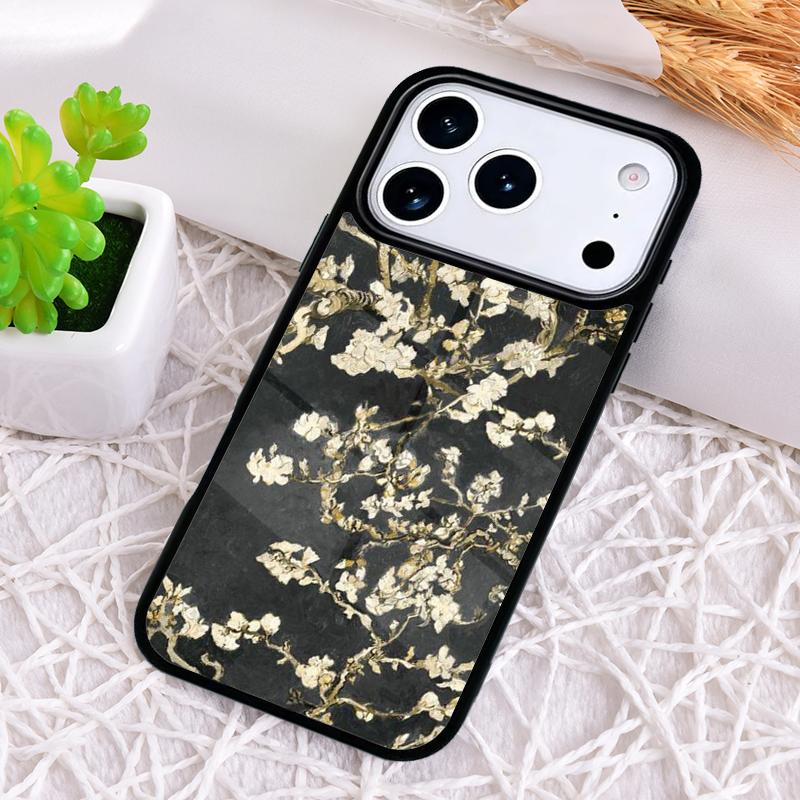 Blossoming Almond Tree Phone Case for iPhone 17 Air 16 15 11 12 14 13 Pro Max Shockproof Cover
