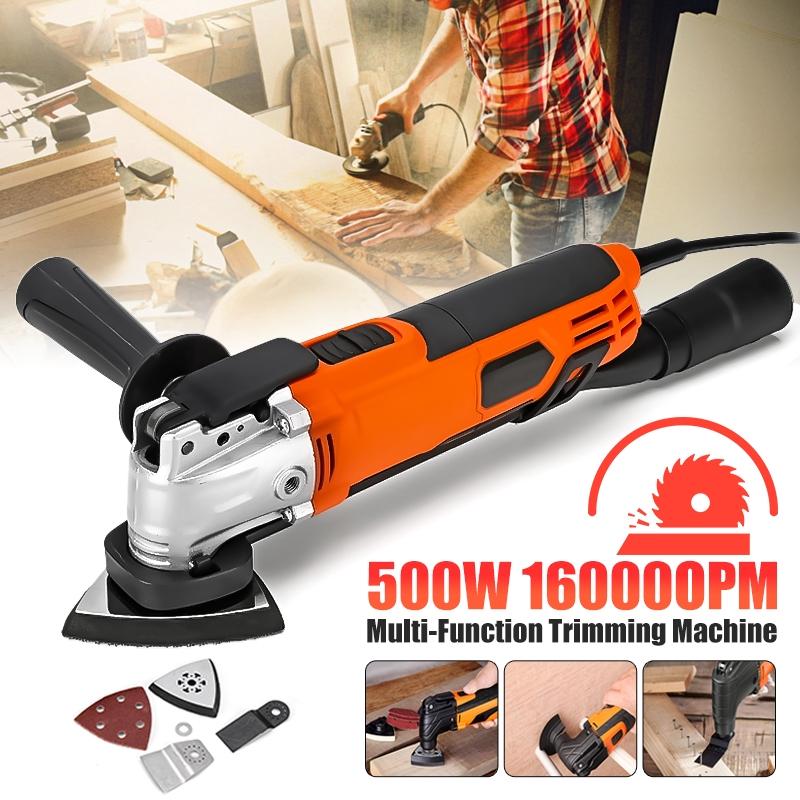500W Multi Oscillating Combat Tool & Cutting Sanding Scraping Accessories