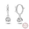 New 925 Sterling Silver Hope Rainbow Flower Earrings For Women Sparkling Colored Zircon Star Koi Earrings Fashion Party Jewelry