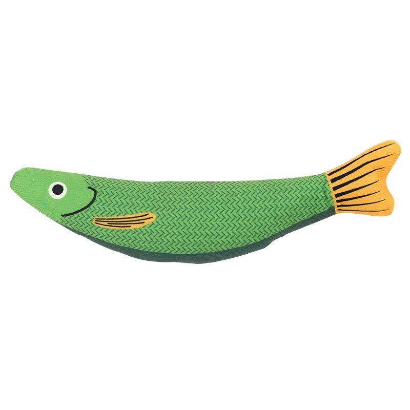 Sanhe Linen Fish Self-Amusement Cat Toy