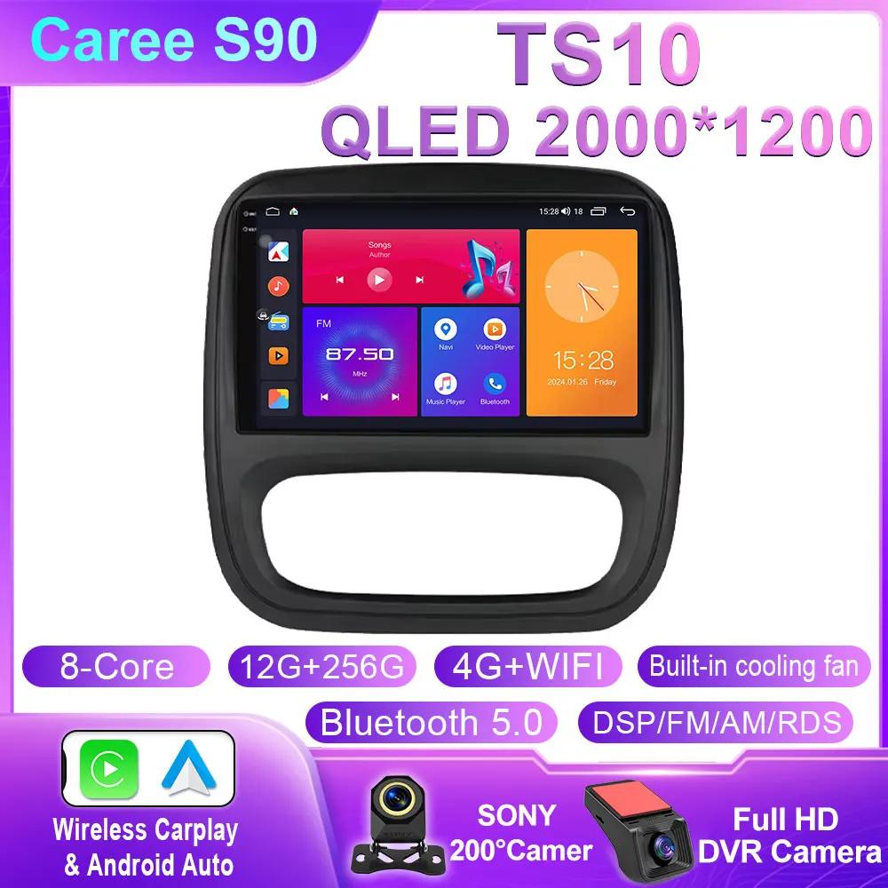 Android 14 For Renault Trafic 3 2014 - 2021 For Opel Vivaro B 2014 - 2018 Auto Radio Multimedia Car Player GPS Video Cam Dash BT