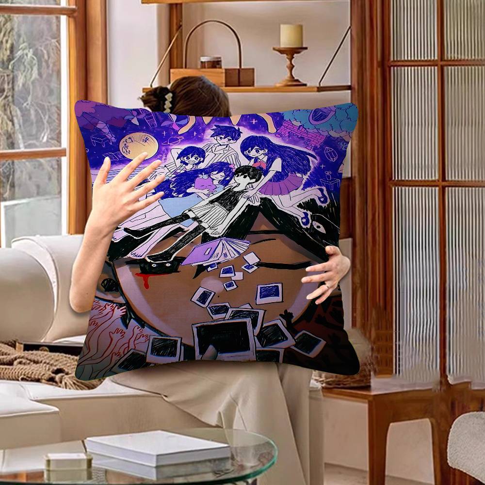 Игра Омори Наволочка Дизайн Чехол для Подушки Декор Праздничный Декораци 30cmx30cm