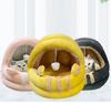 Detachable Washable Round Cat Bed, Dog Kennel, Pet Mats, Soft Cat Ear Nest Pad, Warm Basket Cushion, Sofa, Fall, Winter