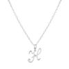 Elegant 26-Letter Uppercase Pendant Necklace: Simple and Fashionable European-American Clavicle Chain with Niche Design