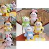 Panda Cartoon Plush Keychain With Soft Toy Pendant For Kids And Collectors