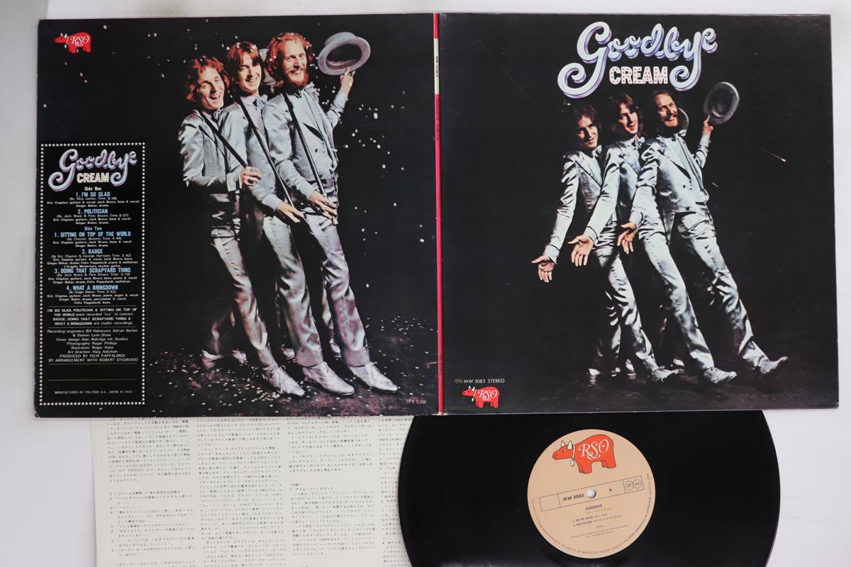 

LP Record CREAM - Goodbye MW2083 RSO 1974 Japan Rock Used