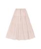 Banwonateullie P3313 Shirred Tiered Maxi Skirt_Rose Pink