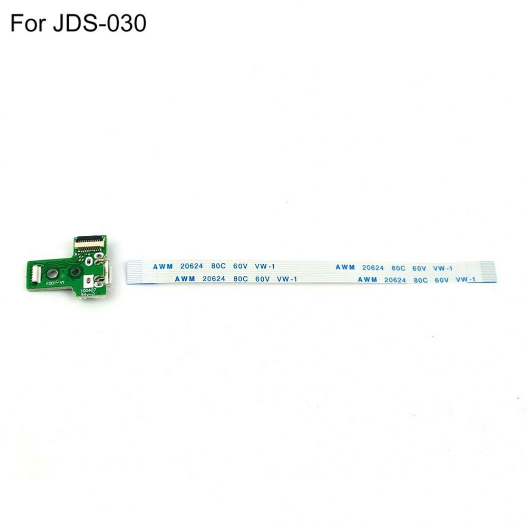 

USB-порт для зарядки, 12-контактный гибкий кабель для контроллера Sony JDS-030 JDS-040 JDS-055 for JDS-030 зелёный