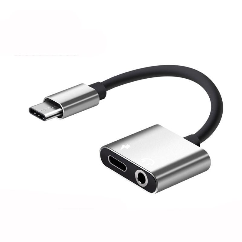 Type-C to 3.5mm Headphone Adapter Type C Adapter Aux Audio Adapter cable 5V Output Voltage Type-C Adapter Fireproof TPE