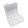 Small Bead  S Plastic   Clear Bead Storage Containers Transparent Boxes with Hinged Lid Labels Rectangle Craft Supply Case