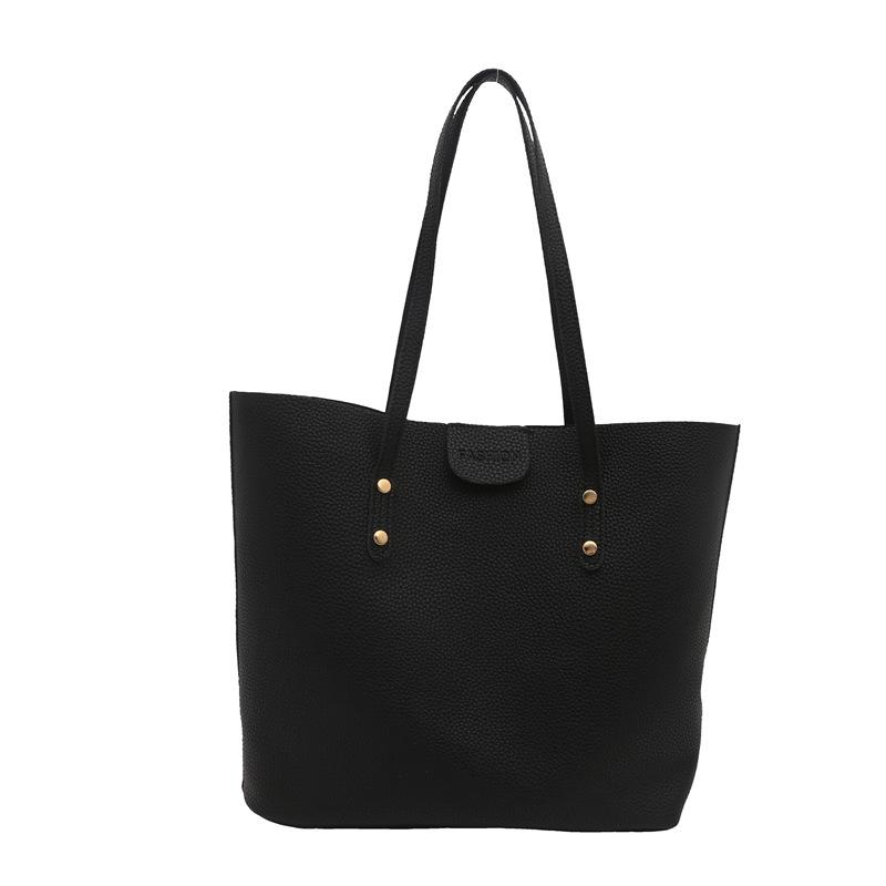 High-end Mother and Child Bag for Women with Large Capacity Simple and Fashionable Shoulder Bag Trendy Commuting Toy Bag